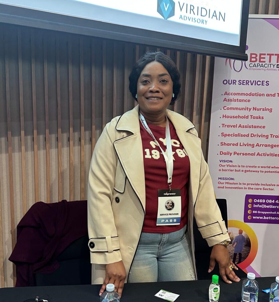 Estellah Wonnah in Melbourne disability Expo event